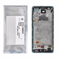 Rinkinys LCD ekranas SAMSUNG A72 4G A725F GH82-25460B mėlynas