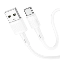 Kabelis USB A į USB C Hoco 3A 1 m X83 baltas