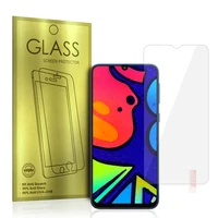 Apsauginis stiklas auksinis telefonui SAMSUNG GALAXY F41/A20/M30/M30S/HUAWEI Y7 2019/XIAOMI MI 9/VIVO Y9S