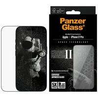 PanzerGlass Keraminis II Itin platus pritaikymas EasyAligner apsauginis stiklas iPhone 17 Pro