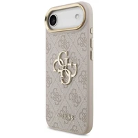Guess 4G Charms Collection Magnetinis dėklas telefonui iPhone 17 Pro - rudas