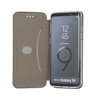 Vennus knygos dėklas medvilninis Samsung Galaxy A6 Plus 2018 juodas