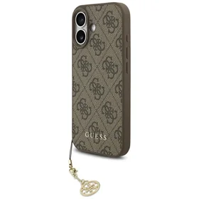 Guess 4G Charms Collection Magnetinis dėklas telefonui iPhone 17 - rudas