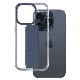 Amazing Thing Titan Pro laikiklio dėklas 10FT IP156.1PTHBU Iphone 15 Pro tamsiai mėlyna su stovu