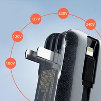 Dudao K25 2in1 10000mAh 3-jungčių išorinė baterija įkroviklis - pilkas