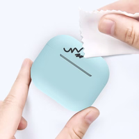 AirPods dėklas silikoninis minkštas ausinėms juodas (C)