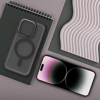 MATTE MAG COVER dėklas telefonui, suderinamas su MagSafe, IPHONE 16 Plus violetinė