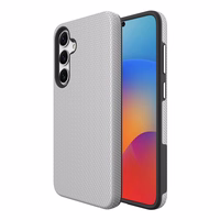 Dėklas Perfectionists Triangle Case Samsung S911 S23 5G sidabrinis