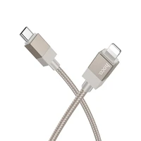 Kabelis USB C į Lightning Hoco PD 27W 1 m X110 auksinis