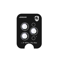 Joyroom JR-MSF0303 Apsauginis stiklas iPhone 16 Pro/16 Pro Max objektyvams - juoda