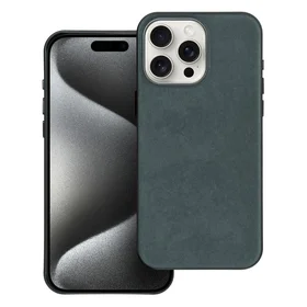 WOVEN MAG COVER dėklas telefonui suderinamas su MagSafe IPHONE 15 Pro Max žalias