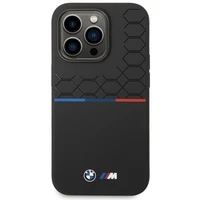 BMW silikoninis raštas iPhone 15 Pro Max dėklas - juodas