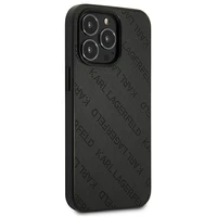 Karl Lagerfeld Perforuotas dėklas telefonui iPhone 13 Pro Max 6.7" - juodas