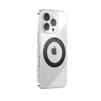 "Joyroom" JR-16JL6 "iPhone 16 Pro" itin plonas "MagSafe" suderinamas dėklas su 360° žiediniu stovu - juodas