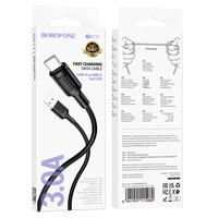 Borofone Kabel BX111 Feliz (m) - USB iki Type C - 3A 1 metras juodas