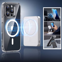 ESR Classic Hybrid Halolock Magnetinis dėklas telefonui + grūdintas stiklas iPhone 16 Pro Max - skaidrus