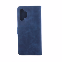 Išmanusis Velvet dėklas for Xiaomi Redmi Note 14 Pro 5G (Global) / Redmi Note 14 Pro Plus 5G (Global) tamsiai mėlynas