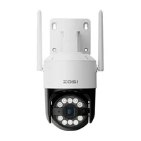 ZOSI C296 WiFi 8MP dviguba Pan Tilt IP66 lauko kamera + 32GB microSD kortelė