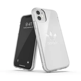 Adidas OR PC dėklas Big Logo iPhone 11 - skaidrus