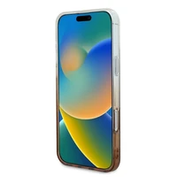 Guess IML blizgučių gradiento Magnetinis iPhone 16 dėklas – rudas