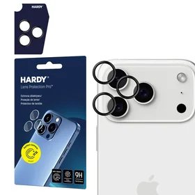 3mk HARDY objektyvo apsauginis stiklas iPhone 17 Pro / 17 Pro Max - juodas