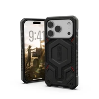 UAG Urban Armor Gear dėklas MONARCH PRO suderinamas su MagSafe iPhone 17 Pro kevlaras juodas