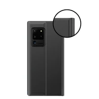 Dėklas telefonui Samsung Galaxy A72 4G rožinis su stovu, Eco Leather View Case