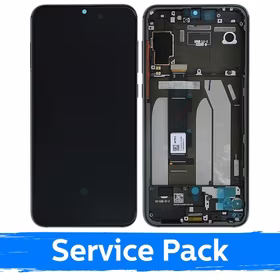 Ekranas skirtas Xiaomi Mi 9 SE su rėmeliu / Gray / (Service Pack)