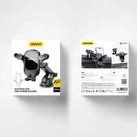 Automobilio telefono laikiklis Dudao F5Pro prietaisų skydeliui - juodas