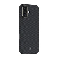 Benks Magnetic Armor Air Armor Grid Kevlar dėklas metaliniu rėmeliu 600D (B067) iPhone 17 juodas