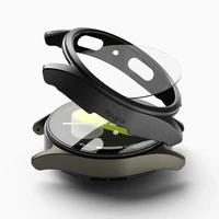 Ringke Slim ir grūdinto stiklo dėklas + stiklo rinkinys Samsung Galaxy Watch 7 44mm - juodas