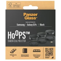 PanzerGlass Hoops kameros apsauga Samsung Galaxy S24+ - su juodu rėmeliu