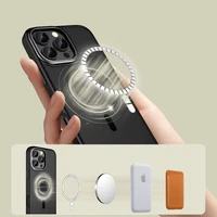 Tech-Protect MagEdge Magnetinis dėklas telefonui iPhone 16 Pro - pusiau skaidrus