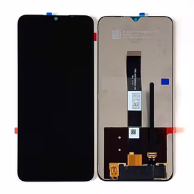 Ekranas Xiaomi Redmi 9A/9C/9AT/10A su lietimui jautriu stikliuku Black ORG