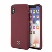 Mercedes Silicone Line dėklas telefonui iPhone X/XS - raudonas