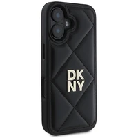 DKNY putuotas Stack logotipas dėklas telefonui iPhone 16 - juodas