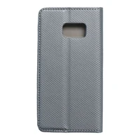 Išmanus dėklas (m) knygos tipo SAMSUNG S7 (G930) pilkas