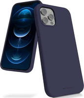 Dėklas Mercury Silicone Case Samsung A037 A03s tamsiai mėlynas