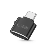 Tech-Protect UltraBoost microSD kortelių skaitytuvo adapteris su USB-C - juodas