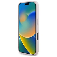 Karl Lagerfeld silikoninis dėklas telefonui Nauble Heads Print Magnetinis iPhone 16 - rožinis