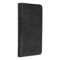 Universalus knygos tipo dėklas COMMON dydis L, skirtas IPHONE 6 PLUS / 7 PLUS / 8 PLUS / XS MAX / 11 PRO MAX / SAMSUNG S20 FE / S21 FE / S10 PLUS / A10 / A32 / A54 / XIAOMI 12 LITE / HUAWEI P30 PRO, juodas