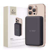 Tech-Protect PB12 LifeMag MagSafe 20000mAh Išorinė baterija (f) - juoda