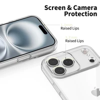 Tech-Protect FlexAir dėklas telefonui iPhone 17 Pro - skaidrus