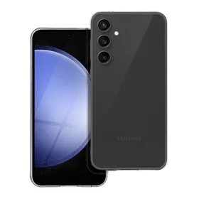 Skaidrus dėklas telefonui 2 mm SAMSUNG S23 FE (kameros apsauga) permatomas
