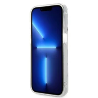 Rinkinys Guess GUBPP14LHMEACSH dėklas + įkroviklis iPhone 14 Pro 6.1" baltas/baltas kietas dėklas Marble Magnetinis