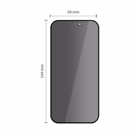 Tech-Protect Greito nustatymo Spy+ privatumo stiklas 2 rinkinys iPhone 14 Pro