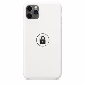 Dėklas "Silicone Case" skirtas iPhone 11 Pro Max / White / su įpakavimu