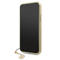 Guess GUHCN61GF4GGR iPhone 11 6.1" / Xr pilkas/pilkas kietas dėklas 4G Charms Collection