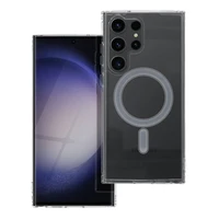 CLEAR MAG COVER dėklas, suderinamas su MagSafe, skirtas SAMSUNG S23 Ultra, skaidrus