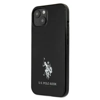US Polo USHCP13SUMHK iPhone 13 mini 5.4" juodas/juodas kietas dėklas Horses Logo